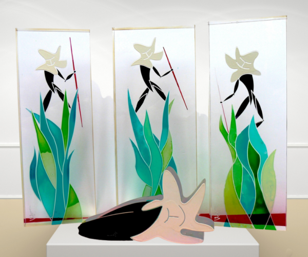 galleria-arte-michelangelo-del-brocco-mikala-opere-contemporanee-scultura-artista-plexiglass-moderno-italiano- opera-valore-collezione-collezionisti-caccia-beffarda