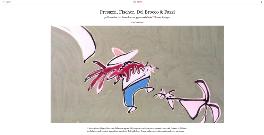 30 Novembre - 12 Dicembre 2013 presso Galleria Wikiarte, Bologna.
