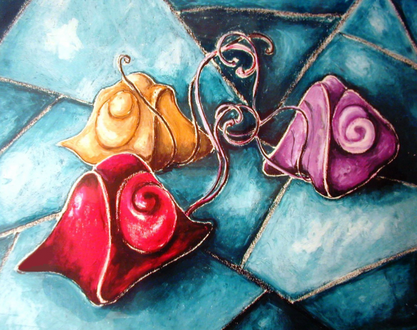 galleria-arte-michelangelo-del-brocco-mikala-opere-contemporanee-scultura-pittura-artista-quadro-moderno-tela-olio-acrilico-artista-italiano-quadro-opera-valore-collezione-collezionisti-snails-battle